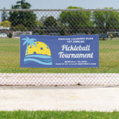 Pickleball Tournament Tropical Palm Tree Sun Beach Spandoek (Insitu)