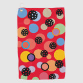 Pickleball Towel Golfhanddoek (Voorkant)