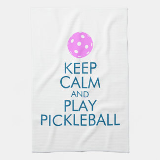 Pickleball Towel "Keep Calm and Play Pickleball" Theedoek