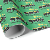 Pickleball Training Ik Dink Ik Kan Geel Bal Cadeaupapier (Rol Hoek)