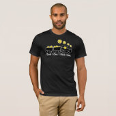 Pickleball Training Ik Dink Ik Kan Geel Bal T-shirt (Voorkant volledig)