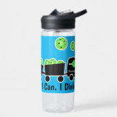 Pickleball Training Ik Dink Ik Kan Heldergroen Waterfles (Links)