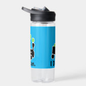 Pickleball Training Ik Dink Ik Kan Heldergroen Waterfles (Rechts)