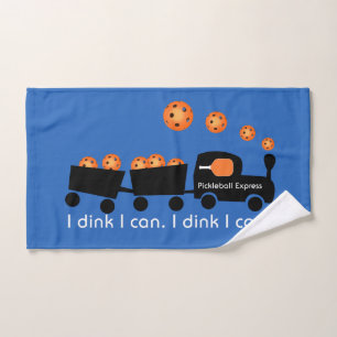 Pickleball Training Ik Dink Ik Kan Sinaasappel Bal Handdoek