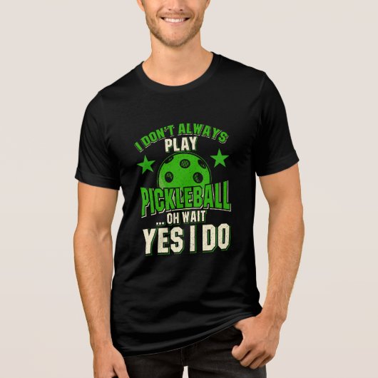 Pickleball Tri-Blend Shirt (Voorkant)