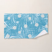 Pickleball Tropical Palm Blue Unique Fun Sport Handdoek (Handdoek)