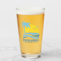 Pickleball Tropical Palm Tree Sun Je aangepaste te