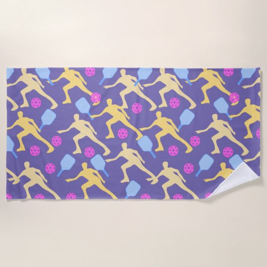 Pickleball Tropical Strandlaken (Voorkant)