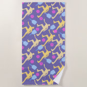 Pickleball Tropical Strandlaken (Voorkant)