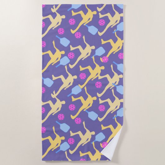 Pickleball Tropical Strandlaken (Voorkant)