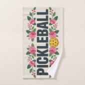 Pickleball Tropische grafische vakantie Handdoek (Handdoek)