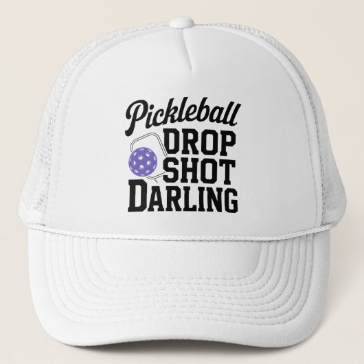 Pickleball Trucker Hat Drop Shot Darling Pet (Voorkant)