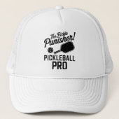 Pickleball Trucker Hoed met Pro Paddle Power Pet (Voorkant)