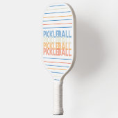 Pickleball Typografie Modern Paddle (Links)