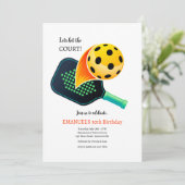 Pickleball Uitnodiging (Staand voorkant)
