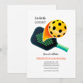Pickleball Uitnodiging (Voorkant / Achterkant)