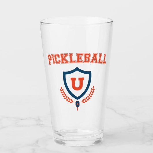 Pickleball University Glas (Voorkant)