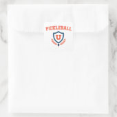 Pickleball University Vierkante Sticker (Tas)