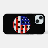 Pickleball USA - Pickleball iPhone 15 Case (Achterkant horizontaal)