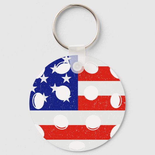 Pickleball USA Sleutelhanger (Voorkant)