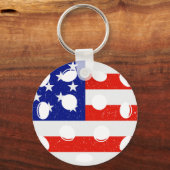 Pickleball USA Sleutelhanger (Achterkant)