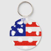 Pickleball USA Sleutelhanger (Achterkant)