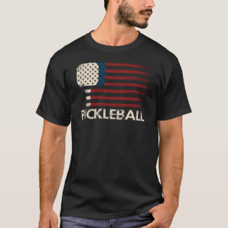 Pickleball USA-vlag – Grappig Patriottisch T-shirt