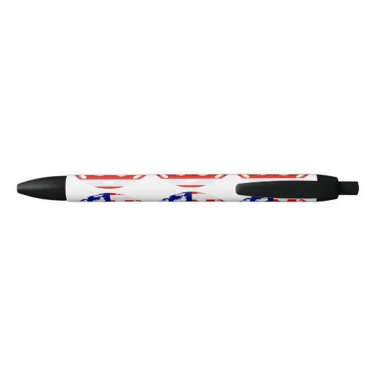pickleball USA Zwarte Inkt Pen (Achterkant)