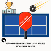 Pickleball USSP Name Oranje Paddle