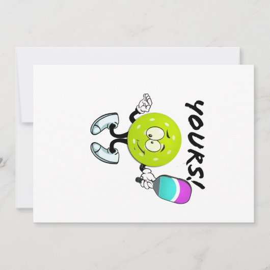 Pickleball: van jou feestdagenkaart (Voorkant)