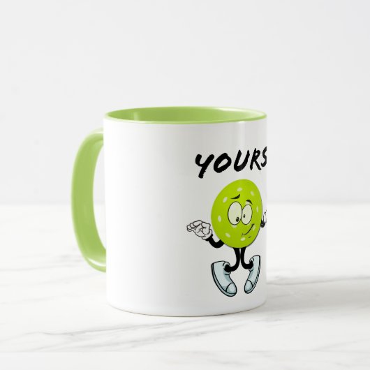 Pickleball: van jou mok (Voorkant links)