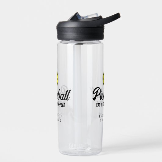 Pickleball-ventilator aangepast plastic flesje cad waterfles (Links)