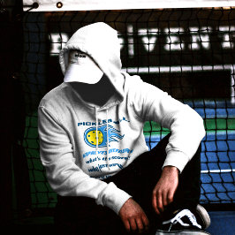 Pickleball Verbeter Geheugen Grappige Heren Hoodie