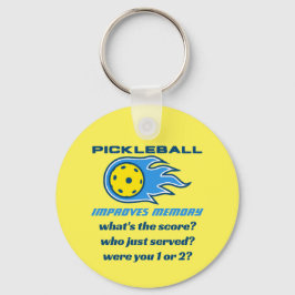 Pickleball Verbeterd Geheugen Grappig  Sleutelhanger