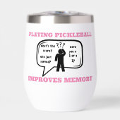 Pickleball verbetert geheugen Funny (Voorkant)
