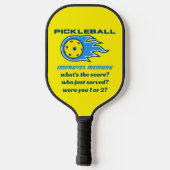 Pickleball verbetert geheugen Funny Paddle (Achterkant)