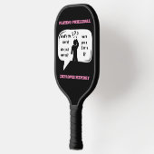 Pickleball verbetert geheugen Funny Pickleball Paddle (Links)