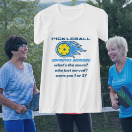 Pickleball verbetert geheugen Funny T-Shirt