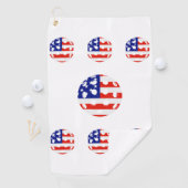 Pickleball Verenigde Staten Golfhanddoek (Insitu)