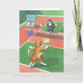 Pickleball Verjaardag Bud & Tony Notecard Kaart