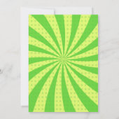 Pickleball Verjaardag RETRO Groene Sport FOTO Kaart (Achterkant)