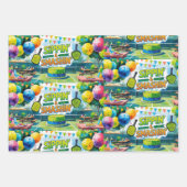 Pickleball Verjaardag thema Inpakpapier Vel (Voorkant 2)