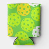 Pickleball Verjaardagsfeest Schattigee Groene Spor Blikjeskoeler (Voorkant)