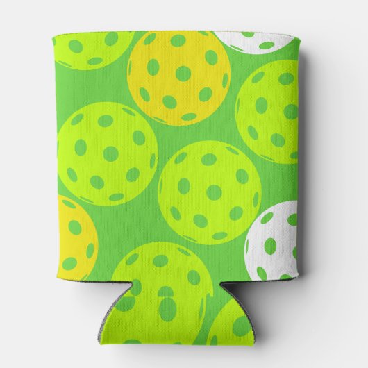 Pickleball Verjaardagsfeest Schattigee Groene Spor Blikjeskoeler (Achterkant)