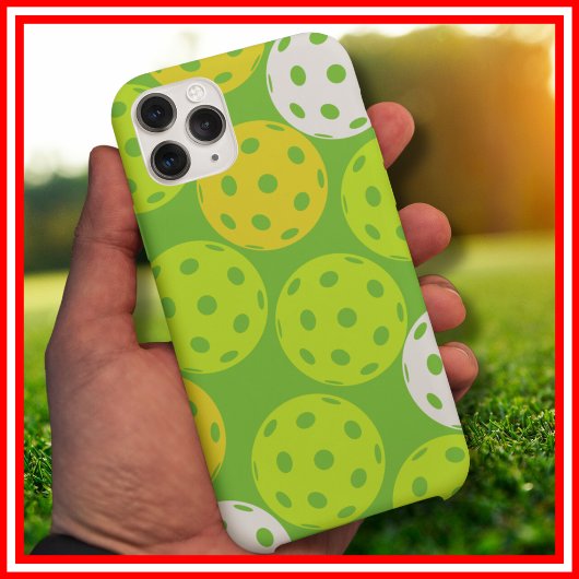 Pickleball Verjaardagsfeest Schattigee Groene Spor Case-Mate iPhone Case