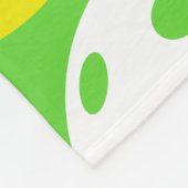 Pickleball Verjaardagsfeest Schattigee Groene Spor Fleece Deken (Hoek)