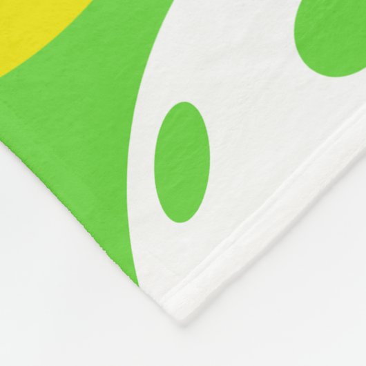 Pickleball Verjaardagsfeest Schattigee Groene Spor Fleece Deken (Hoek)