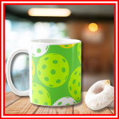 Pickleball Verjaardagsfeest Schattigee Groene Spor Koffiemok