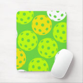 Pickleball Verjaardagsfeest Schattigee Groene Spor Muismat (Met muis)