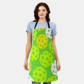 Pickleball Verjaardagsfeest Schattigee Groene Spor Schort (Gedragen)